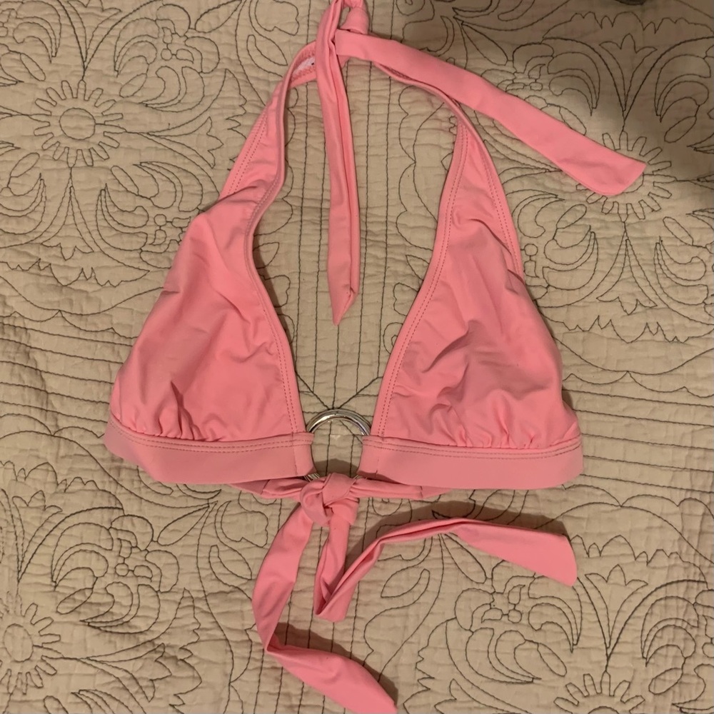 Baby pink bikini top